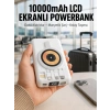 Lcd Göstergeli Manyetik Powerbank Type C Usb Girişli Yeni Nesil