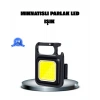 Led Mini Anahtarlık Fener – 1000 Lümen Güçlü Işık Ve Usb Type-c Şarjlı