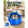 Masa Üstü Çakmaklı Küllük Paslanmaz Metal Gövde Yeni Nesil