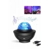 Masa Ve Gece Lambası Renkli Projektör Işıklı Disko Topu Bluetooth Hoparlör