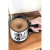 Mikser Kupa Yazılı Mug Bardak Karıştırma Özelliği