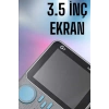 Mini Atari El Atarisi 3.5 İnç Ekran Çift Konsol 666 Adet Retro Oyun Gameboy El Atarisi