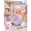 Mini Çocuk Para Kasası Güvenli Kilitli Birikim Kutusu