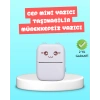 Mini Termal Yazıcı Kablosuz Taşınabilir Bluetooth Bağlantılı 200 Dpı