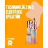 Mini Usb Şarjlı Elektrikli Epilatör – Kaş Ve Yüz Tüy Temizliği İçin 2si 1 Arada