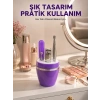 Mor Manikür Pedikür Seti Taşınabilir Kişisel Bakım Kiti