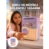 Mor Otomatik Para Girişli Elektronik Şifreli Kumbara