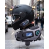 Motosiklet Kask Bluetooth Kulaklık Uzun Pil Ömrü Kamera Ve Sesli Komut Destekli