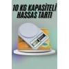 Mutfak Tartısı Dijital Göstergeli Hassas Tartı 10 Kg Kapasiteli