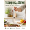 Orta Boy Kararbiber Ve Tuz Öğütücü – Kolay Kullanım, Şık Tasarım Yeni Nesil