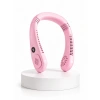 Pembe Boyun Fanı Sessiz Çalışan Usb Şarjlı Taşınabilir Kişisel Serinletici