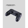Ps4 Uyumlu Kablosuz Oyun Kolu Ergonomik Çift Titreşimli