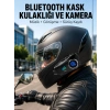 Q28 Kameralı Motosiklet Kask Kulaklık Bluetooth 5.3 Su Geçirmez 1080p Hd Yeni Nesil