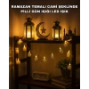 Ramazan Ve Bayram Dekoratif Led Işık Cami Figürlü Sıcak Sarı Aydınlatma