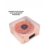 Retro Bluetooth Hoparlör Pembe