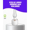 Retro Gaz Lambası Görünümlü Ledli Buhar Püskürtücü Aroma Difüzör