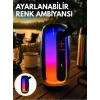 Rgb Aydınlatmalı Kablosuz Bluetooth Hoparlör Usb Bellek Tf Kart Destekli