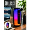 Rgb Işıklı Bluetooth Hoparlör Güçlü Ses Type-c Şarjlı Taşınabilir Kablosuz Speaker