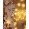 Romantik Kalp Led Işık Neon Görünümlü Dekoratif Oda Lambası