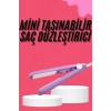Saç Düzleştirici Pürüzsüz Parlaklık Seyahat Tipi Taşınabilir Seramik Kaplama