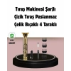 Şarjlı Titanyum Bıçaklı Saç Kesme Makinesi