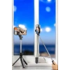 Selfie Çubuğu Tripod Kumandalı Telefon Tutucu Siyah