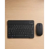 Sessiz Tuşlu Kablosuz Klavye Mouse Seti Çoklu Cihaz Uyumlu