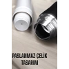 Şık Ve Dayanıklı 3 Bardaklı Termos Seti Uzun Süre Isı Koruma Özellikli