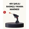 Taşınabilir Basınçlı Yıkama Makinesi – 5m Hortumlu, Köpük Şişeli, 48v Güçlü