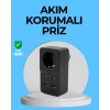 Termal Korumalı Priz Otomatik Çocuk Kilidi 4 Usb Type C