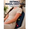 Titreşimli Isıtmalı Sırt Ve Bel Masaj Minderi Ergonomik Tasarım