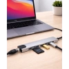 Type C Hub Çoklayıcı 8 Port Usb Hdmı Rj45 Kart Okuyucu