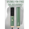 Üflemeli Fön Tarak Düzleştirici Seramik Kaplama Elektriklenme Karşıtı