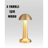 Usb Şarjlı Dokunmatik Led Masa Lambası – 3 Renk Modu & Dimmer