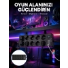 Usb Ve Type-c Çıkışlı 10lu Akım Korumalı Çoklu Priz Güç Dağıtıcı