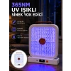 Uv Işıklı Şarj Edilebilir Sinek Yok Edici Elektrikli Lamba Beyaz