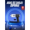 Vakumlu Araç İçi Süpürge Taşınabilir Pratik Şarjlı Temizlenebilir