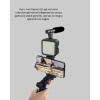 Video Çekim Kiti Tripod Led Işık Harici Mikrofon Ve Bluetooth Kumanda Seti