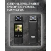 Wifi Destekli Mini Kamera – 180° Dönebilen Lens, 1080p Video, Tft Ekranlı