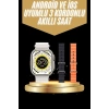Yeni Nesil 3 Kordonlu Kol Saati 49 Mm Amoled Ekran Akıllı Saat