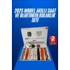 Yeni Nesil 7 Kordonlu Arama Bildirim Özellikli Kulaklık Hediyeli Akıllı Saat