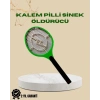 Yüksek Gerilimli Elektronik Sinek Öldürücü – Pil İle Çalışan, Güvenlik Izgaralı