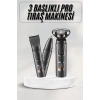 Yüksek Performanslı 3 Başlıklı Profesyonel Şarjlı Islak Ve Kuru Kullanıma Uygun