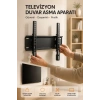 Yüksek Taşıma Kapasiteliniversal Tv Duvar Askı Aparatı 32-42 İnç Güvenli Sabitleme Sistemi