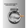 Yuvarlak Çakmaklı Küllük Dayanıklı Metal Yapı