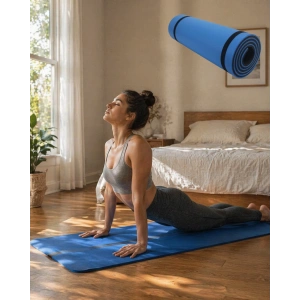 10 Mm Fitness Ve Pilates Matı Kaydırmaz Taban Konforlu Spor Minderi Hafif Taşınabilir