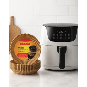 100 Adet Airfryer Kağıdı Su Geçirmez Yağ Tutmaz Pişirme Altlığı