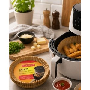 100 Parça Airfryer Kağıdı Tek Kullanımlık Temiz Pişirme Kağıdı