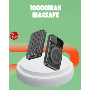 10000 Mah Kablosuz Hızlı Şarj Destekli Powerbank – 15w, Pd20w, Type-c Girişli