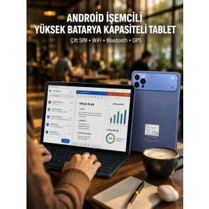 10.1 İnç Geniş Ekran Android Tablet 4g Lte Çift Sım Yeni Nesil